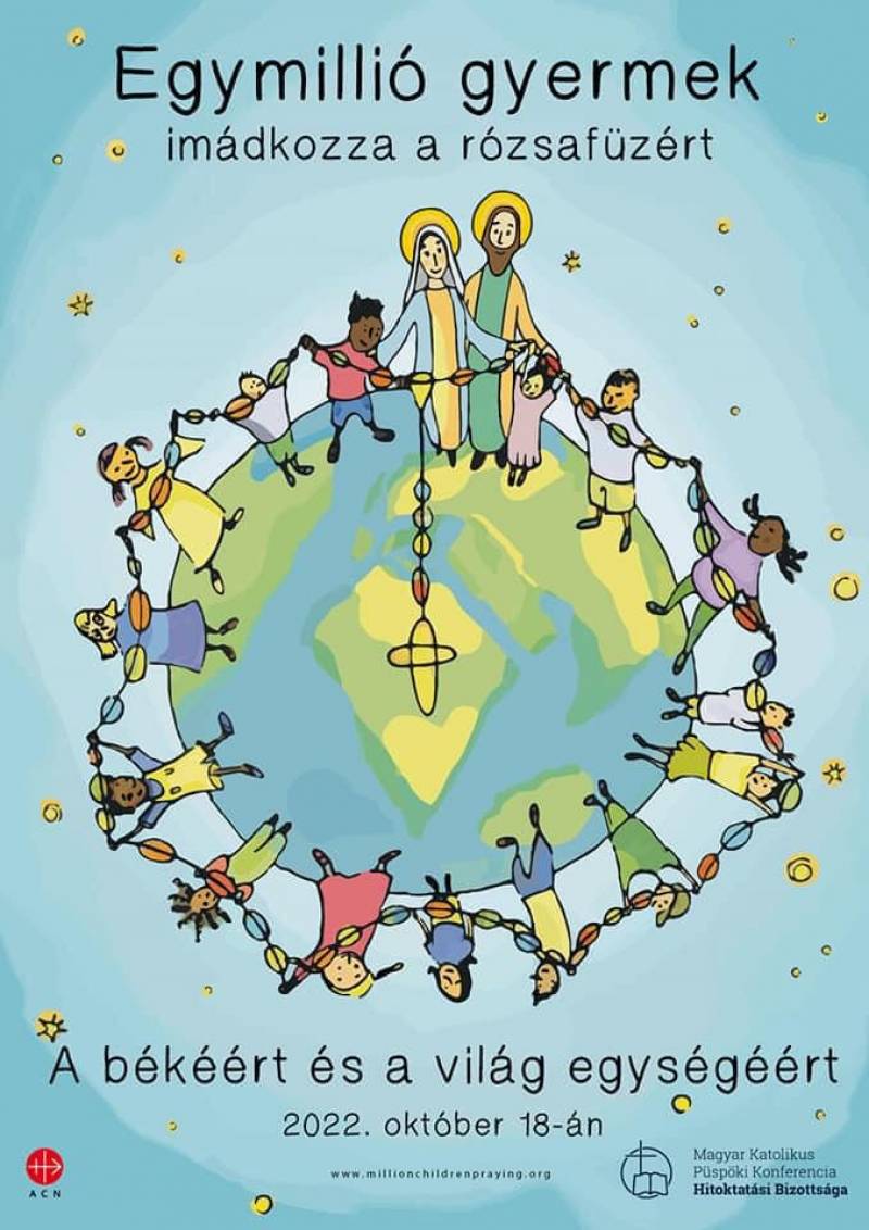 Egy millió gyermek imádkozza a rózsafüzért  - plakát (002).jpg